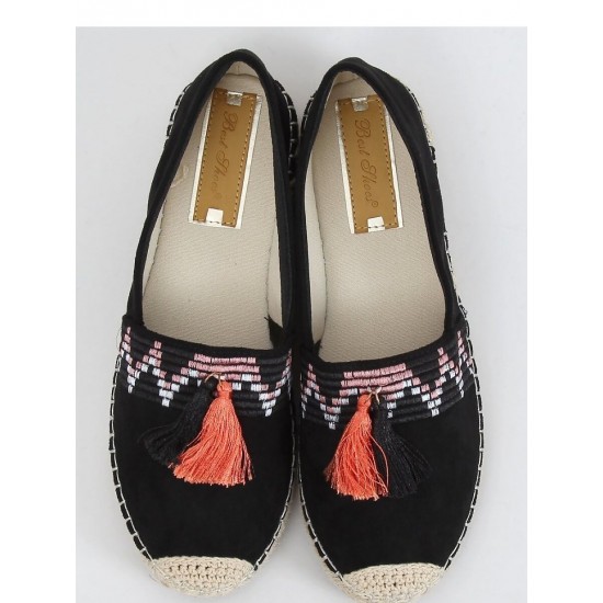 Espadrilles melnā krāsā, Inello