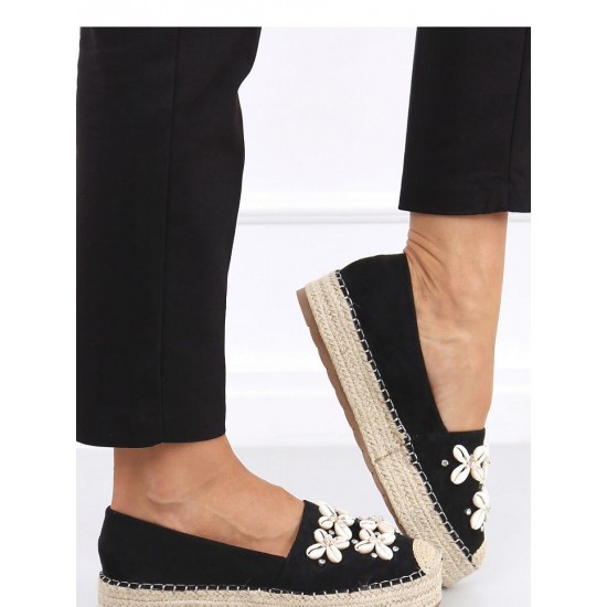 Espadrilles melnā krāsā, Inello