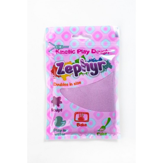 Zephyr 75 g – kinētiskais zefīra plastilīns (violets)