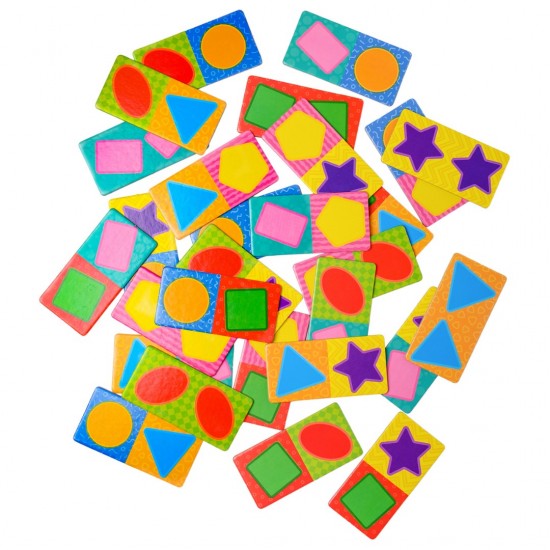 Domino spēle – Ģeometriskās formas